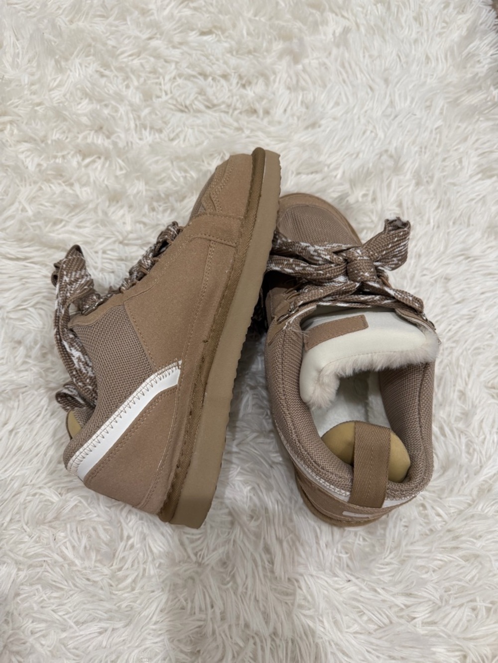 Tan Cozy Lined Sneakers